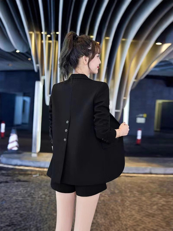 2025咖色西装外套女小个子款修身上衣新款春秋今年流行炸街西服|undefined