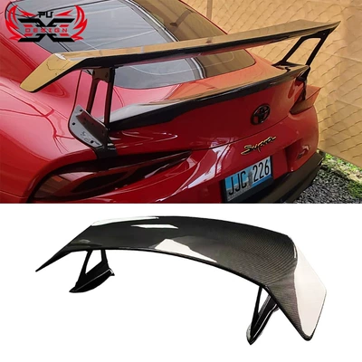 Suitable for Toyota Supra A90 A91 Bumper Modification Vol Decorative Rear Wing Dry Carbon Fiber Mk5 Spoiler (Bumper)