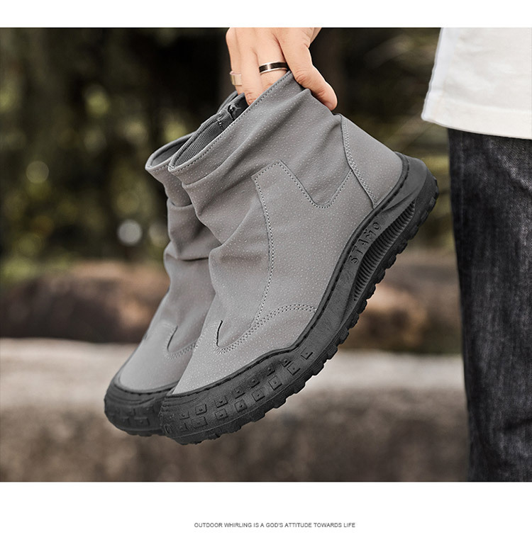 Chaussures de travail spéciales pour hommes, grandes tailles, bottines montantes Martin, nouveauté automne, respirantes, antidérapantes, chaussures de sécurité décontractées pour hommes_voghion.com