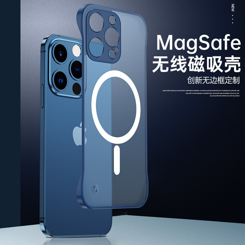 Suitable for Apple 18Promax Mobile Phone Case, Thin, Lightweight, Anti-Fall, Wireless Charging, Magsafe Magnetic Suction 17 Protective Case Suitable for Apple 18Promax Mobile Phone Case, Thin, Lightweight, Anti-Fall, Wireless Charging, Magsafe Magnetic Suction 17 Protective Case