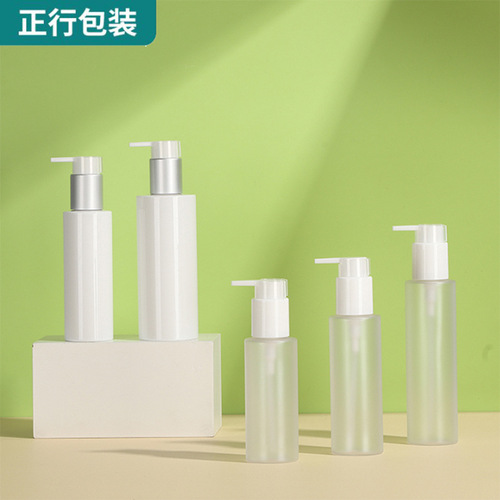 Factory 100ml-300ml PET transparent pump lotion bottles, shampoo bath liquid bottles, and filling bottles