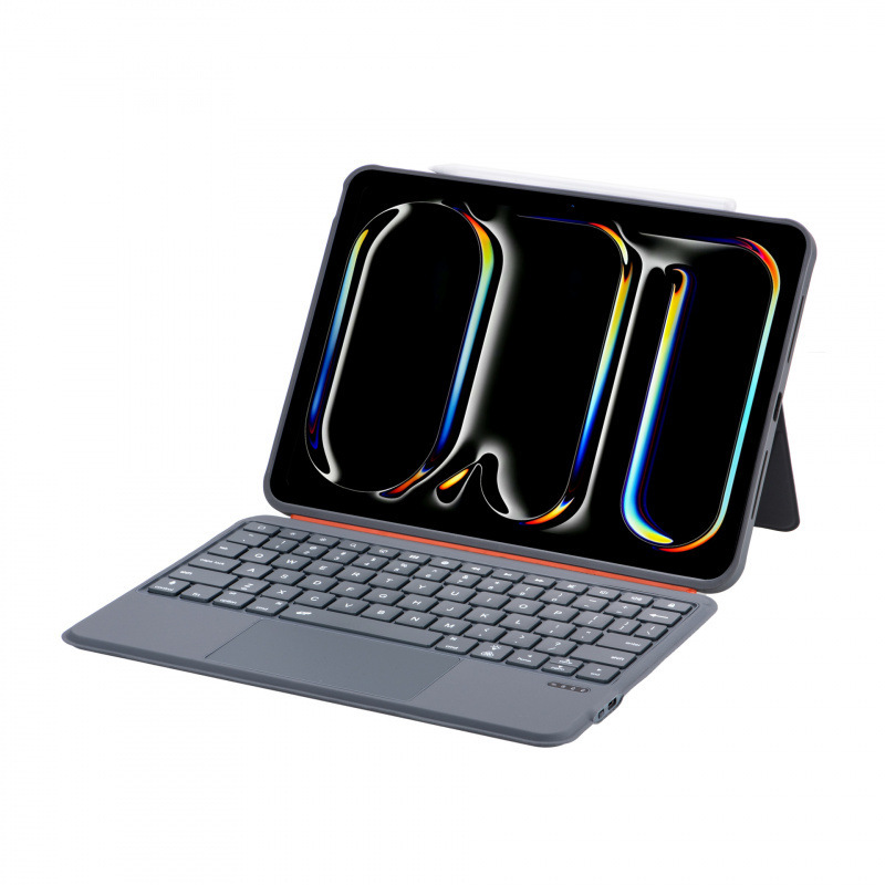 Suitable for Apple Ipad11 (16) Skin-Feel Split Touch Bluetooth Keyboard 10Th Generation Colorful Backlight Protective Cover