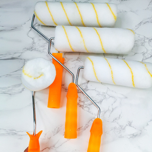 No blind spot roller brush, polyester anti-leak paint roller brush 4 inch 6 inch 9 inch roller paint auxiliary roller brush coating roller