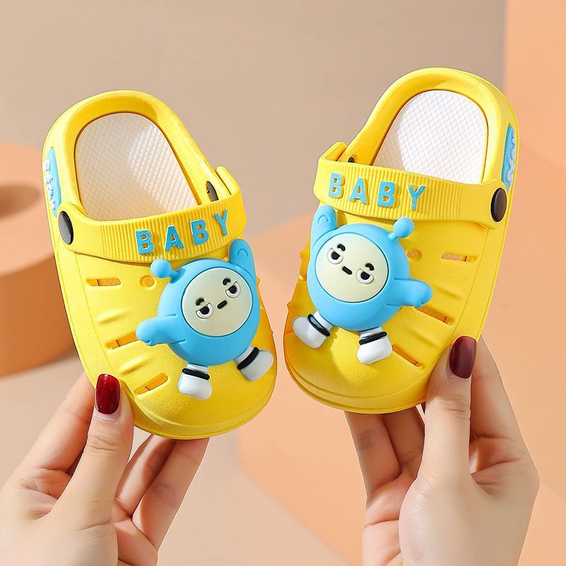 Zapatillas infantiles princesa de verano lindo interior pisar mierda sensación de dibujos animados baño antideslizante padre-hijo zapatillas frías image 11