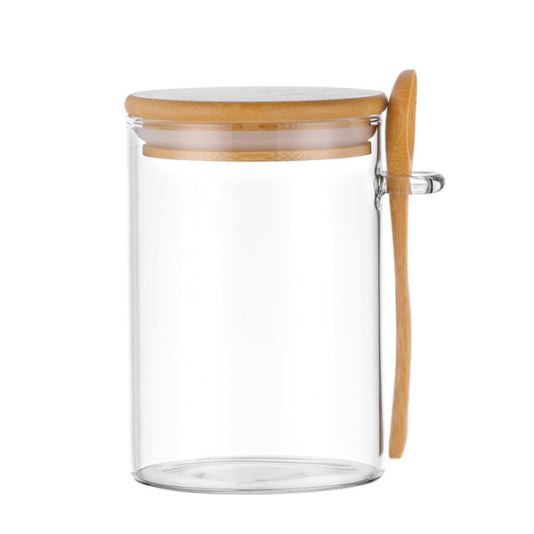 High -borosilic glass cover storage tank