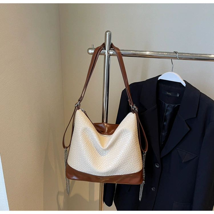 Summer capacious one-shoulder bag, shoulder bag, backpack