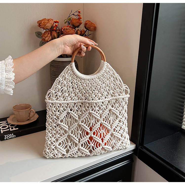 Handwoven Tote Bag - Lifestyle