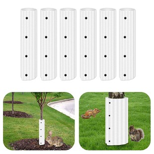 Tree Protector Tree Pole Protector Cover Anti-squirrel Mouse Bite Plastic Material Tree Protector Cover Bark Sapling Protector