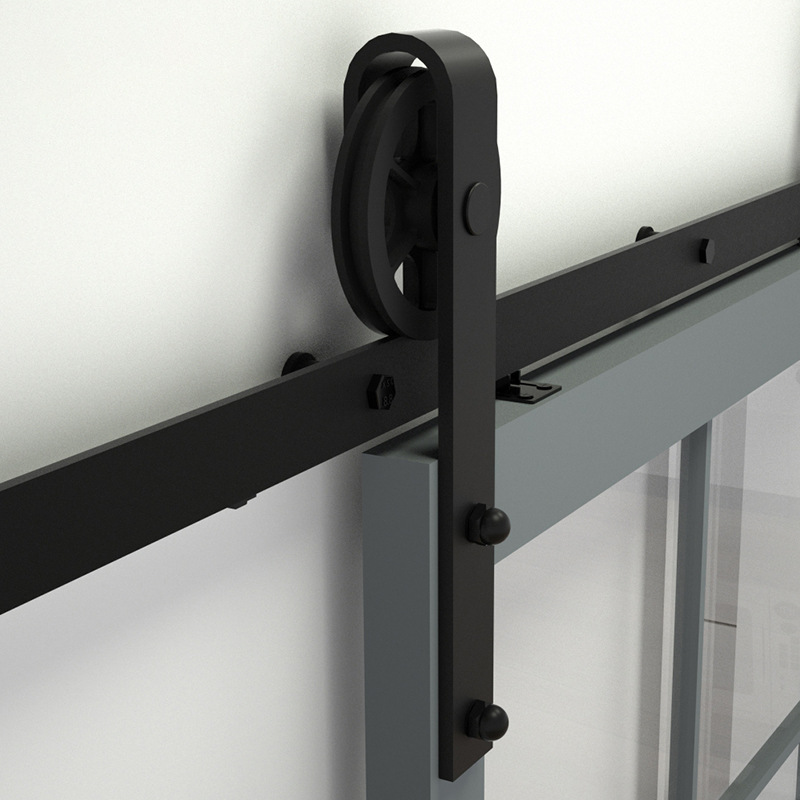 时尚高品质谷仓门 美式移门轨道滑轮  推拉门吊轨 滑动辊 吊轮