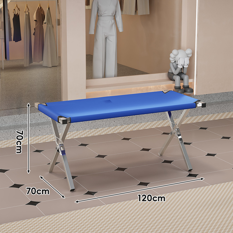 Estante Plegable para Puesto, Tubo de Hierro y Tela Oxford, Retráctil y Portátil, para Mercado Nocturno
