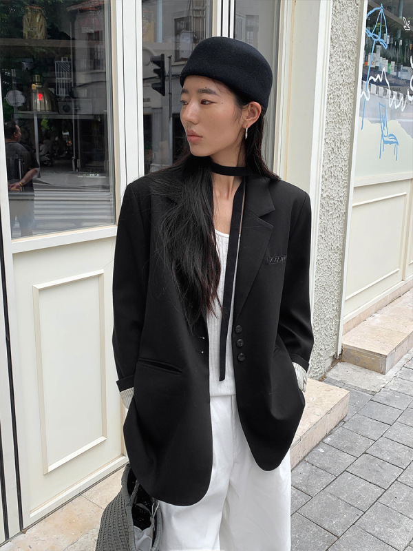 MOXI 十三行女装2025秋季新款韩版高级感西服女式小西装外套上衣|undefined