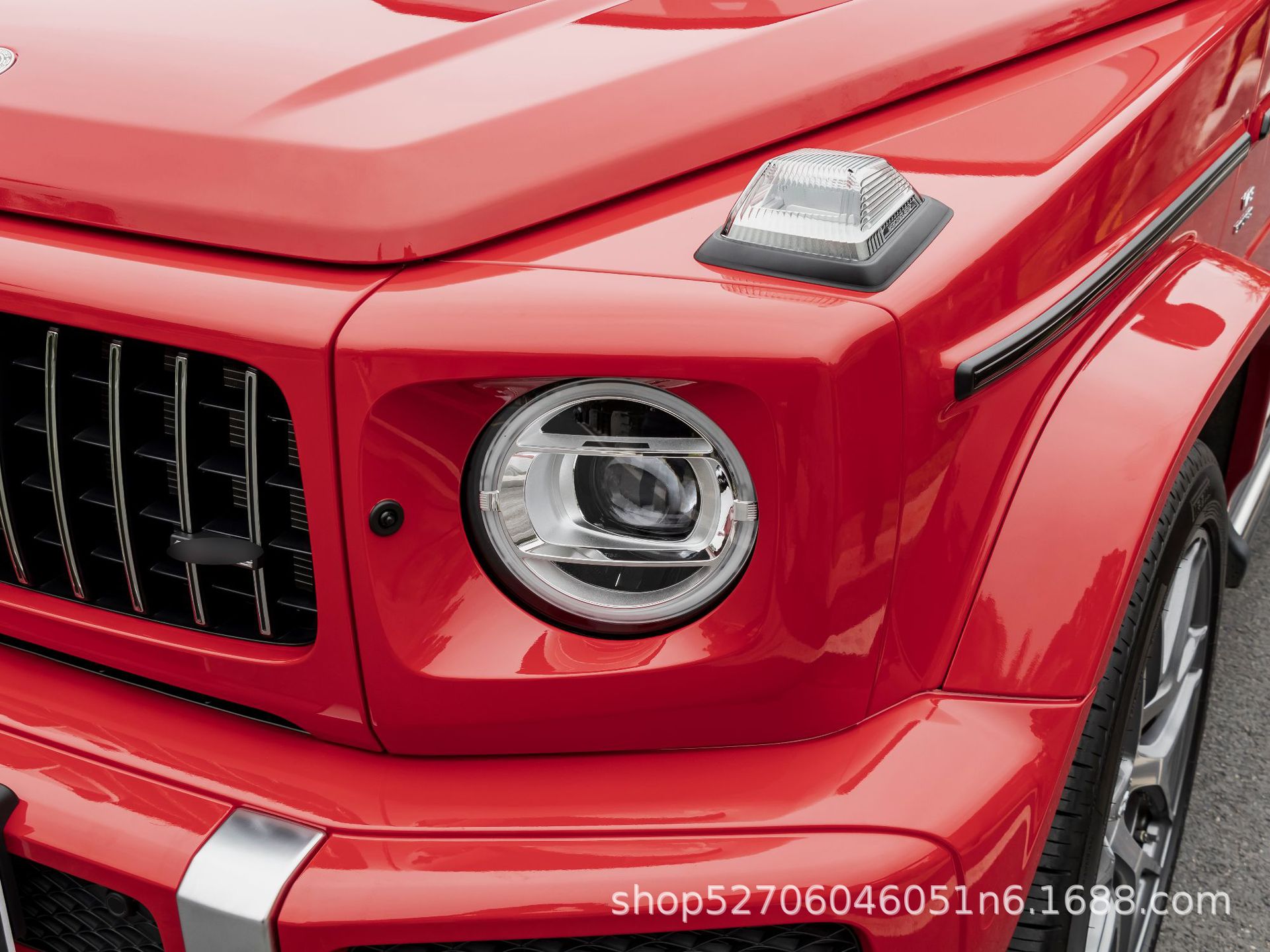 Applicable to 19-23 Mercedes-Benz G-Class G350 G500 W464 Modified G63 Front Bar Middle Net Wheel Eyebrow Surrounding Kit