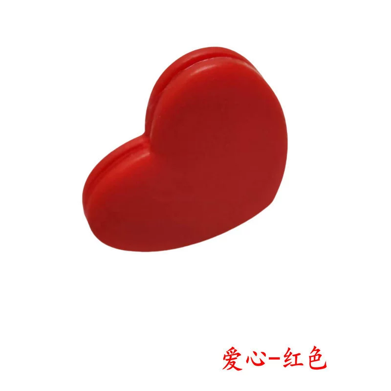 Аксессуары тенниса амортизатора удара тенниса сердца пинка сердца материального мультфильма силикона амортизатора удара ракетки тенниса красные