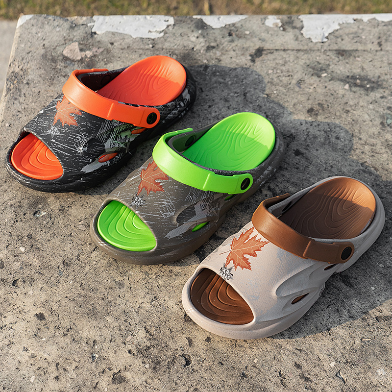 Nuevo pedazo de mierda sensación de fondo grueso una zapatilla casual dos zapatillas de hombre de playa zapatillas deportivas de verano image 5