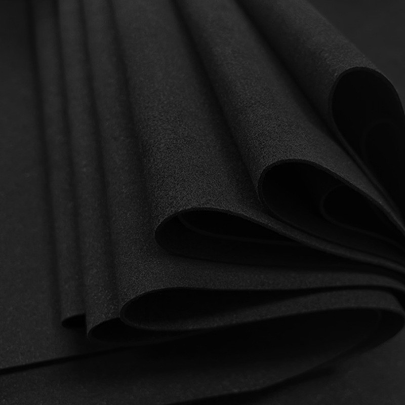 批发包装内衬黑色绒面真超纤 韩国绒超纤服装皮标辅料鞋革手套革