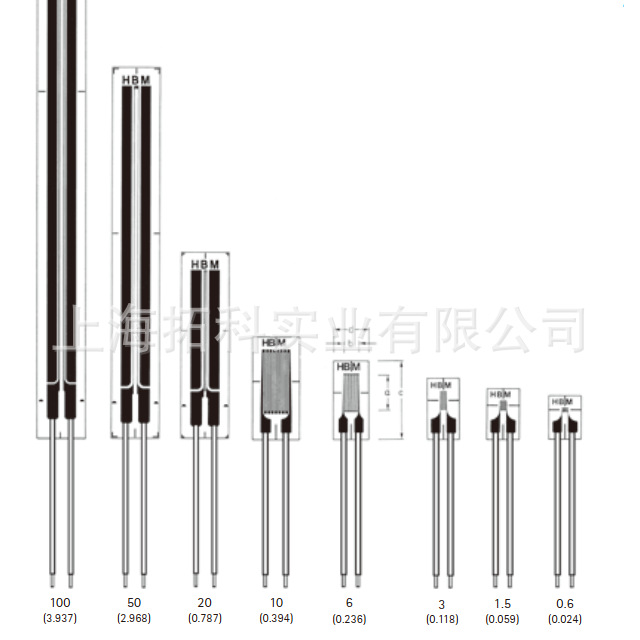 德国HBM预制导线应变片 K-LY41-3/6/120, K-LY41-10/20/50/120