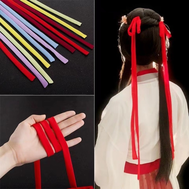Antique Hanfu Fine Hair Band Wided Hair Narrow Ribbon Retro Wristband Red Head Rope Tie Hair Headwear Children Adult Antique Hanfu Fine Hair Band Wided Hair Narrow Ribbon Retro Wristband Red Head Rope Tie Hair Headwear Children Adult