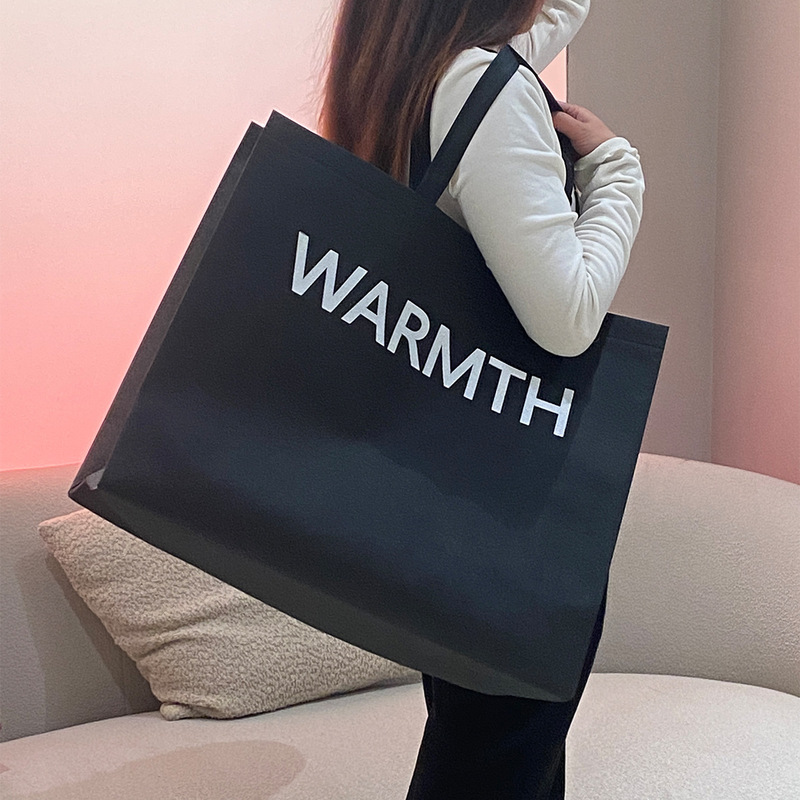 Non-woven Oversized Shopping Bag Thickened Clothing Home Textile Bag Large Capacity Extra Large Handbag Custom Logo Non-woven Oversized Shopping Bag Thickened Clothing Home Textile Bag Large Capacity Extra Large Handbag Custom Logo