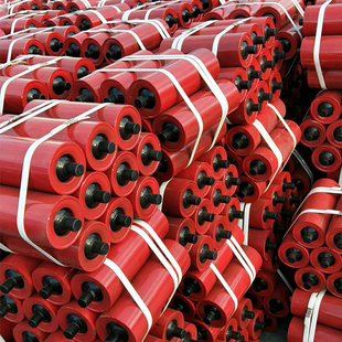 Conveyor Roller Unpowered Roller Conveyor Belt Accessories Full Set of Rubber Roller Shaft Support Roller Conveyor Belt Roller Roller