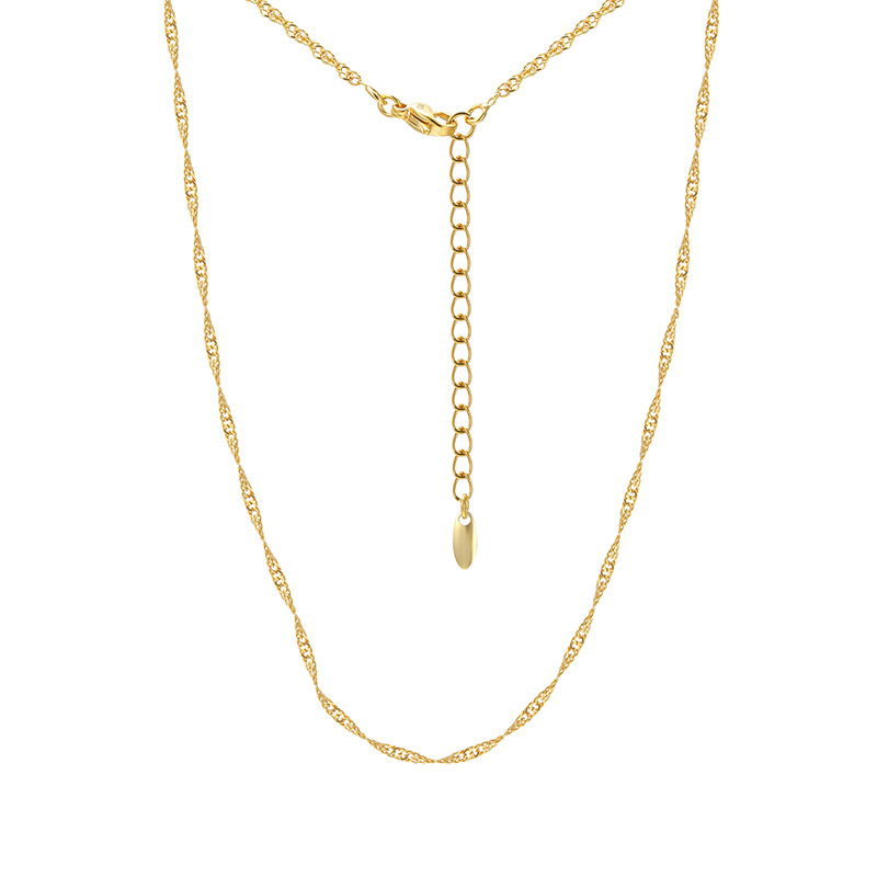 Xuping lujo ligero minimalista temperamento de moda fría viento alto sentido de otoño y invierno damas sin colgante cadena clavícula