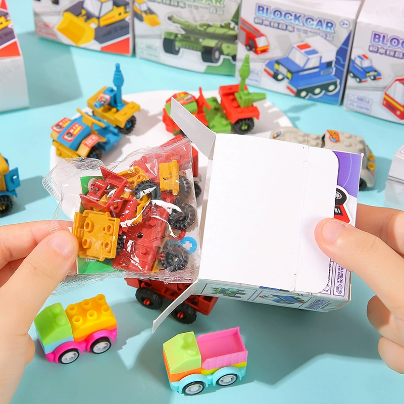 Конструктор toy car, трансформер, робот для мальчиков и девочек для детского сада, ручная работа, подарок на день рождения