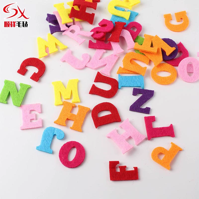 Оптовая Продажа с фабрики клейкие цветные фетровые наклейки детский сад инструменты раннего образования DIY трехмерные цифровые наклейки