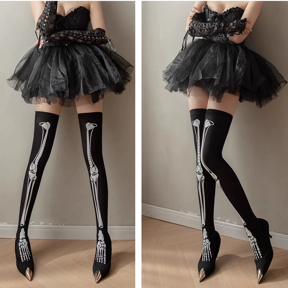 Knee socks, black high boots, graduation party, cosplay