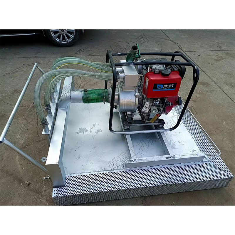 汽油机农用莲藕收获机不锈钢自走式挖藕机水产养殖业浮筒式采藕机