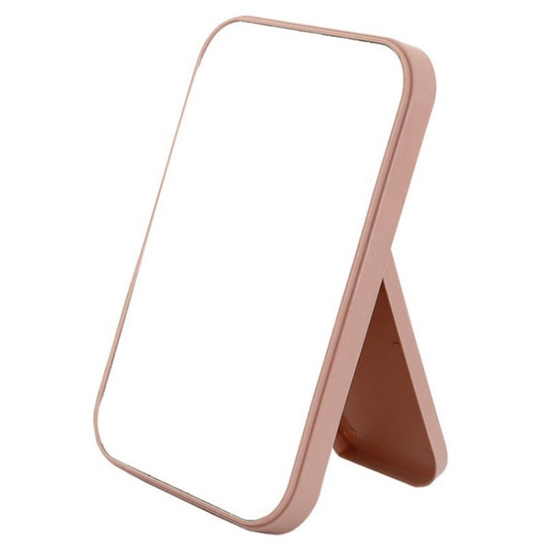 Mirror Portable Make-up Mirror Folding Portable Mirror Dormitory Students Small Mirror Desktop Can Stand Dressing Mirror Girl