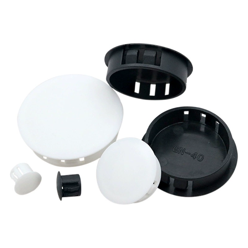 Нейлоновая заглушка с отверстием, круглая пластиковая заглушка, крышка мебельного отверстия, противоугонная дверная крышка, декоративная крышка электрической коробки