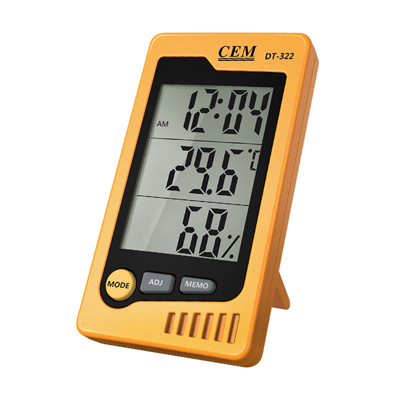CEM华盛昌DT-322家用室内电子温湿度表数字温湿度计 全新原装正品