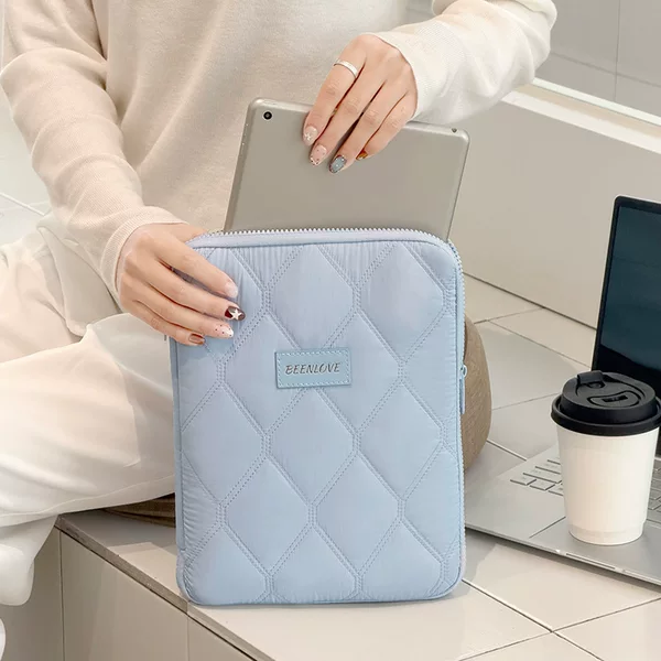 New Portable Laptop Bag Solid Color 11inch Apple Huawei iPad Protective Case Lightweight Stylish Tablet Inner Bag