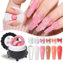 AS美甲胶光疗胶美甲专用不粘手延长胶快速延长塑形造型雕花胶跨境