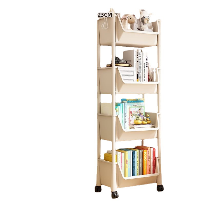 Bookshelf, storage system, cart, multilayer toy