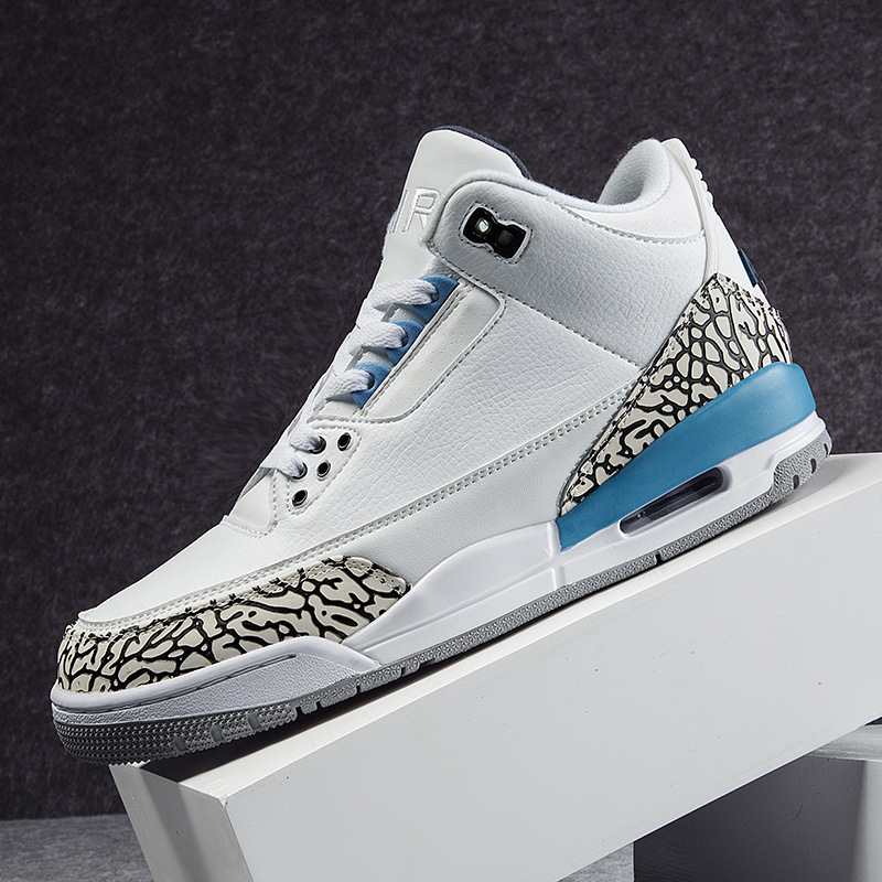 Putian Shoe Factory Wholesale Basketball Shoes Men's Shoes Aj3 White Cement Fujiwara Hometaka Blue Nick Racing Sports Shoes Putian Shoe Factory Wholesale Basketball Shoes Men's Shoes Aj3 White Cement Fujiwara Hometaka Blue Nick Racing Sports Shoes