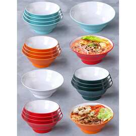 密胺面碗面馆专用餐具喇叭碗创意塑料螺蛳粉米线碗麻辣烫大碗商用