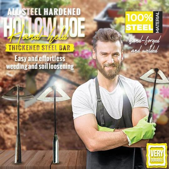 独立站爆款 空心铲 除草铲 New All-steel Hardened Hollow Hoe