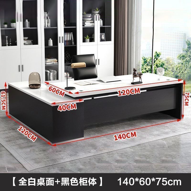 デスク エグゼクティブデスク ボスオフィス家具 シンプルモダン コンピューターデスクとチェアの組み合わせ マネージャー社長 シングルデスク|undefined
