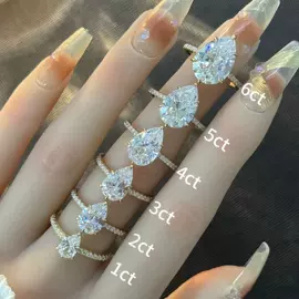 莫桑钻;K金手饰;戒指