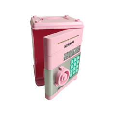 Cross-border TEMU children's mini piggy bank anti-theft password safe coin piggy bank boy toy