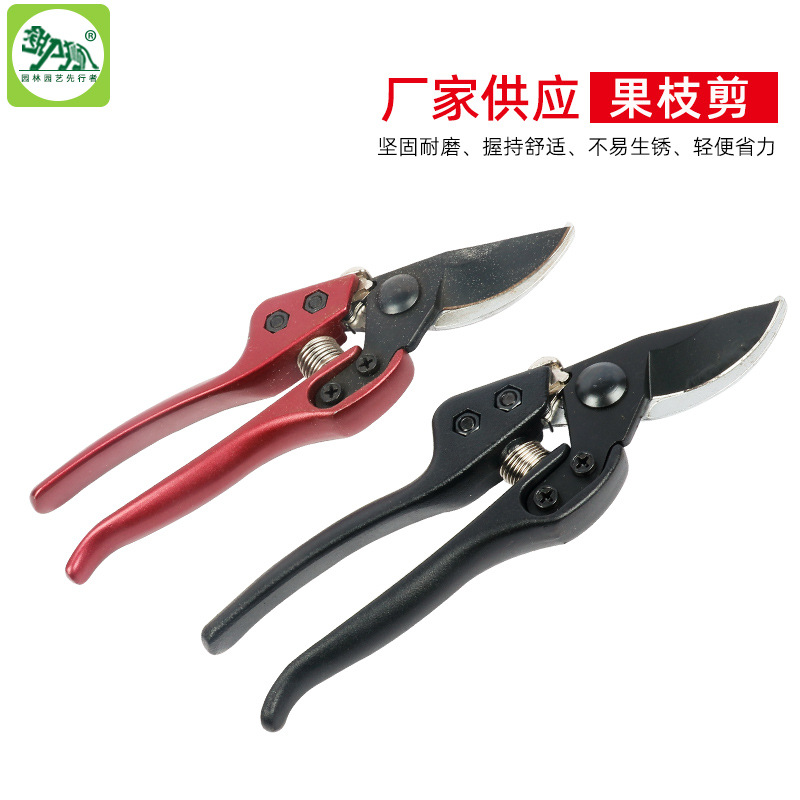 v12果枝剪修理剪花园庭院花卉树木稀枝剪园林园艺手动工具外贸版