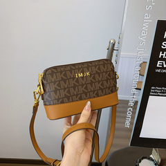 法式小眾設計女包包2024新款歐美復古印花小方包百搭斜挎單肩包潮