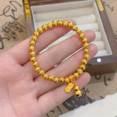 女性のための猫の目ビーズブレスレット、幸運と祝福、フラッシュライト高級猫の目ビーズ、転送ビーズ、ひょうたんブレスレット