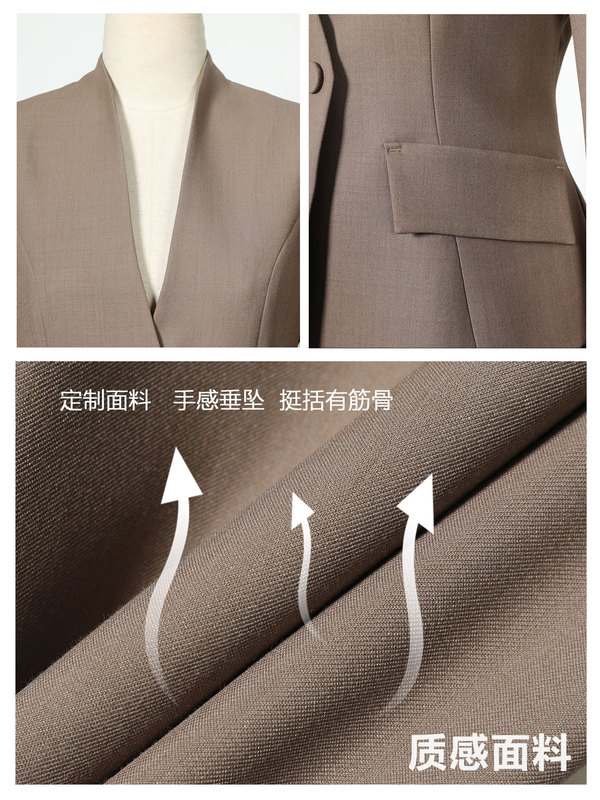 秋季职业装女套装西装气质时尚客服前台工装置业顾问售楼部工作服|undefined