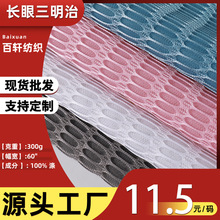 全涤特殊长眼三明治网眼布床垫箱包鞋材三文治网布布料双层面料