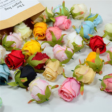 定制玫瑰花批发油画玫瑰花朵绢布复古婚庆桌花情人节装饰假花头