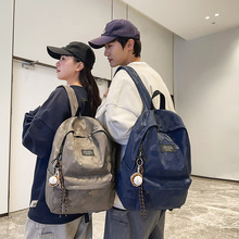 跨境ins风大学生书包女大容量睿营 街头潮流背包初高中学生双肩包