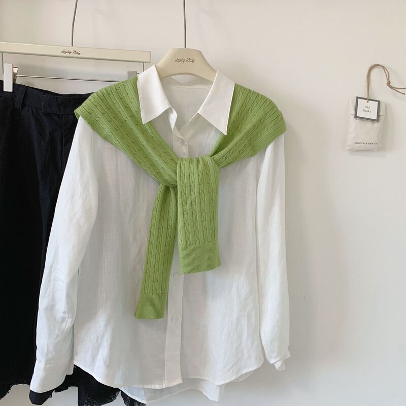 Chain Knit Shawl for Women, Small Shawl for Spring and Autumn, High-End Matching Accessory for Sweaters, Shirts, and Scarves Chain Knit Shawl for Women, Small Shawl for Spring and Autumn, High-End Matching Accessory for Sweaters, Shirts, and Scarves
