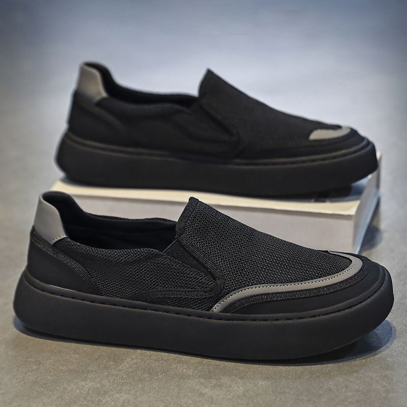 Summer Slip-on Shoes Men's Black Mesh Shoes Men's Sports Casual Old Beijing Cloth Shoes New Men's Shoes Summer Slip-on Shoes Men's Black Mesh Shoes Men's Sports Casual Old Beijing Cloth Shoes New Men's Shoes