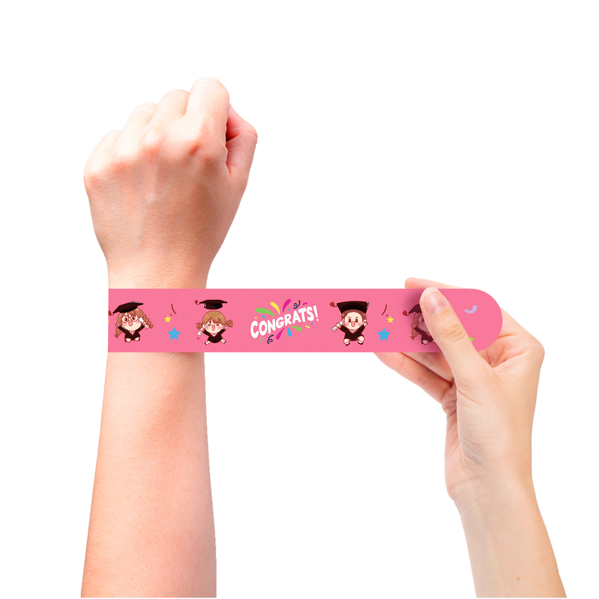 Pasadena transfronteriza de anillo de dibujos animados temporada de graduación temática decoración de la banda de muñeca nuevo anillo de palpitación